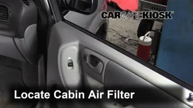 2005 Chrysler Town and Country Touring 3.8L V6 Filtro de aire (interior) Cambio
